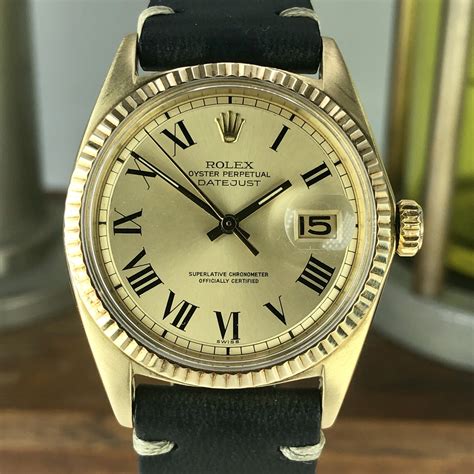 rolex solid gold vintage|14k gold Rolex watch.